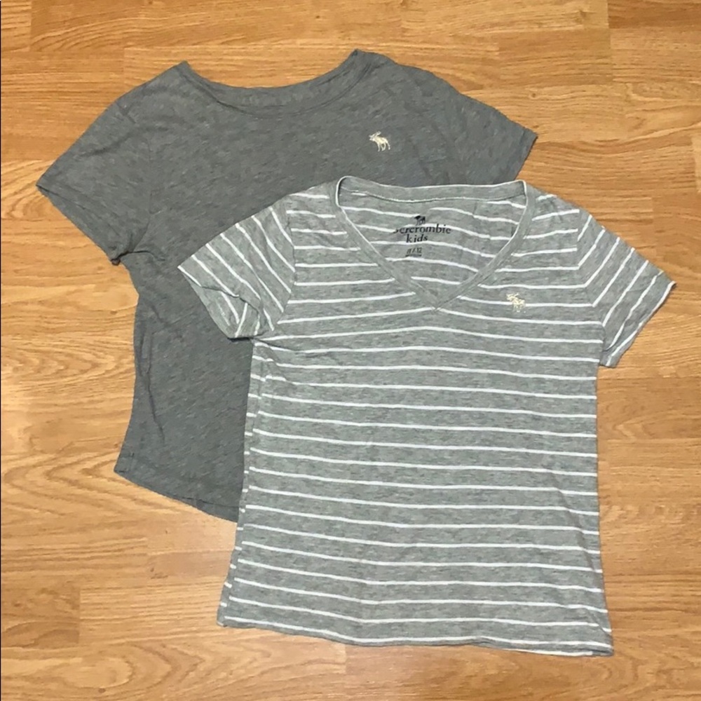 Two Abercrombie and Fitch Girl’s T-Shirts